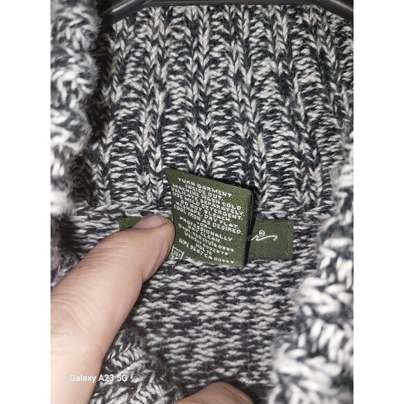 Eddie Bauer Women's Medium Quarter Zip Sweater Wool Blend - Picture 5 of 6